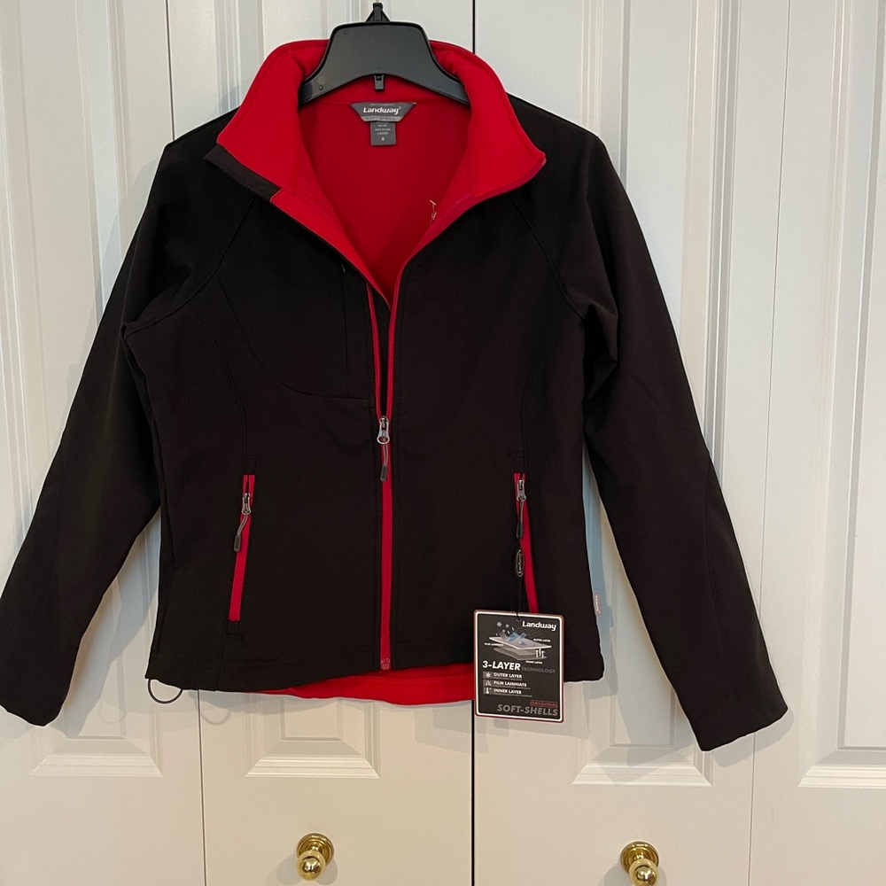 Landway , water resistance jacket with warm soft fleece lining.
